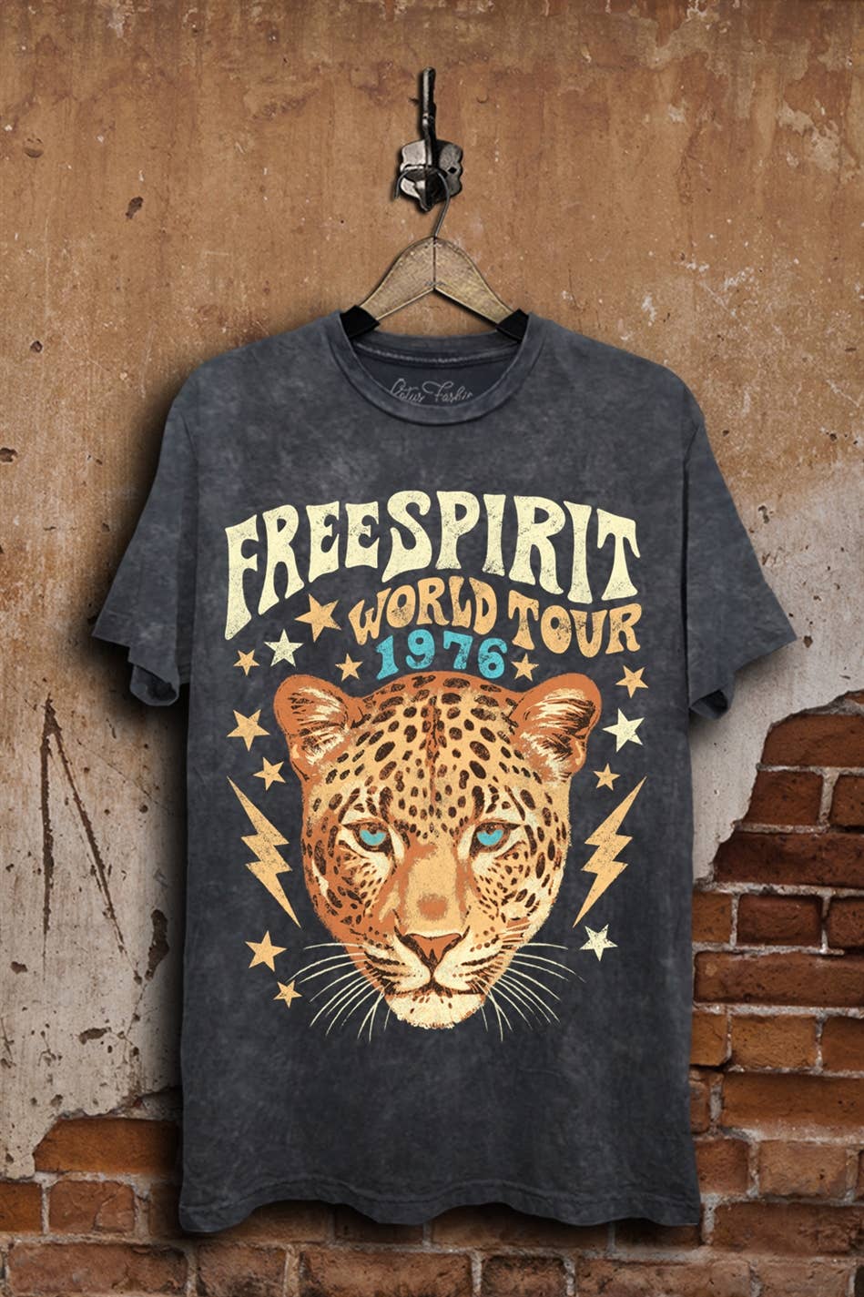 Free Spirit World Tour Leopard Graphic Top - Adult & Kids T-Shirts, Sweatshirts & Hoodies apparel design preview 1