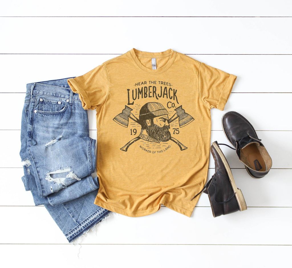 Bearded Lumberjack Dad - Adult & Kids T-Shirts, Sweatshirts & Hoodies apparel design preview 1