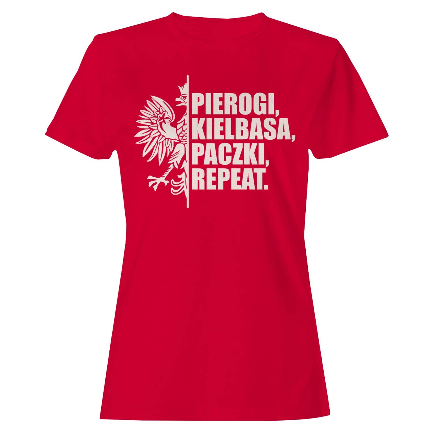 Pierogi Kielbasa Paczki Repeat Women's - Adult & Kids T-Shirts, Sweatshirts & Hoodies apparel design preview 1