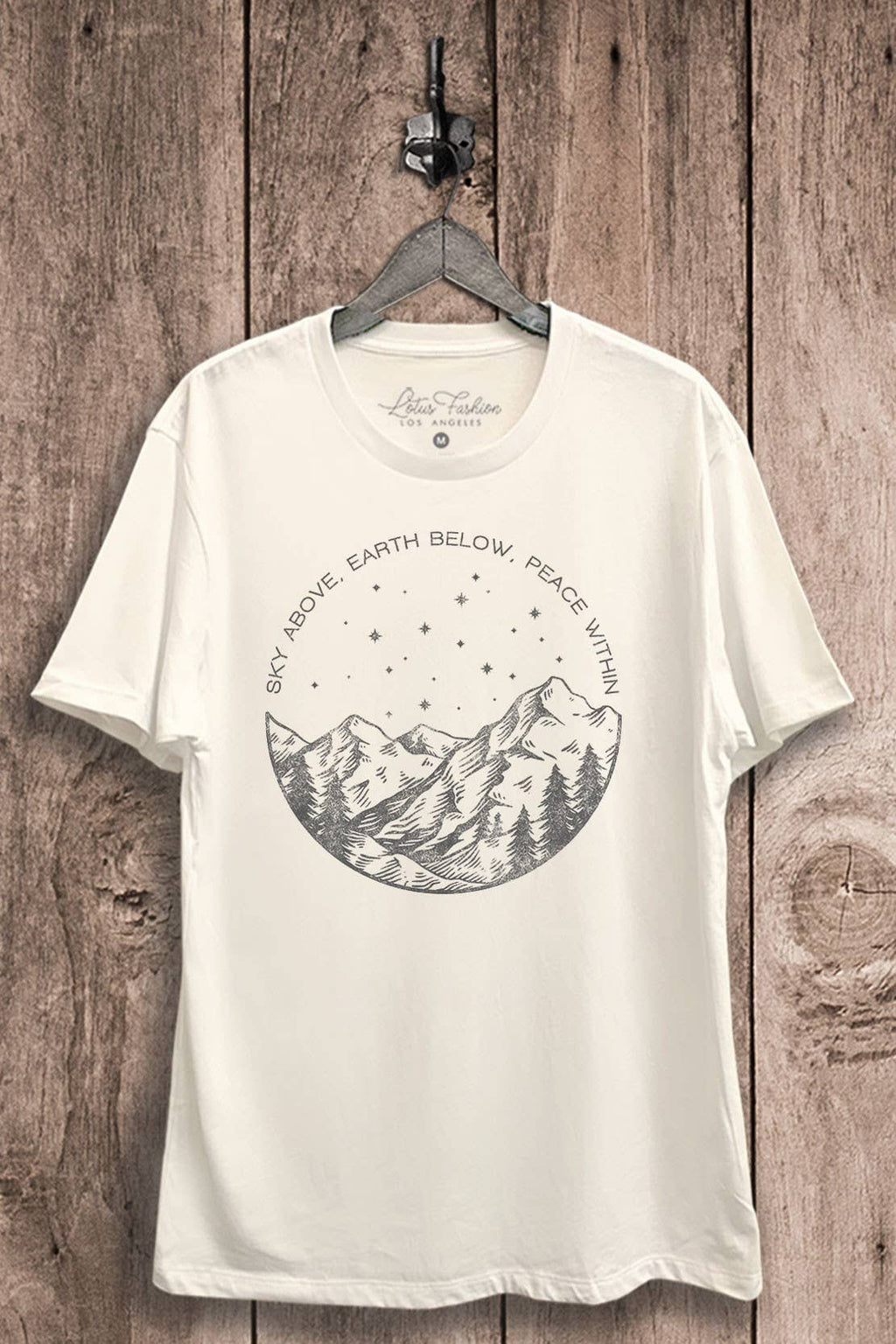 Sky Above Earth Below Peace Within Graphic Top - Adult & Kids T-Shirts, Sweatshirts & Hoodies apparel design preview 1