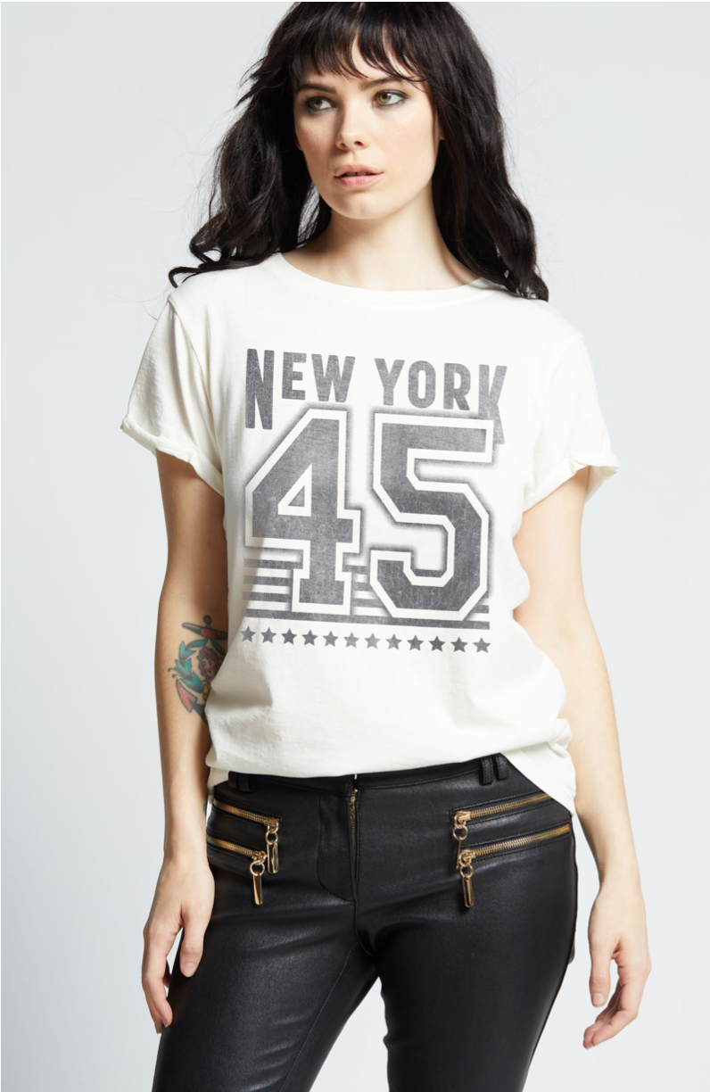303214 830 New York 45 Ss 1041C - Adult & Kids T-Shirts, Sweatshirts & Hoodies apparel design preview 1