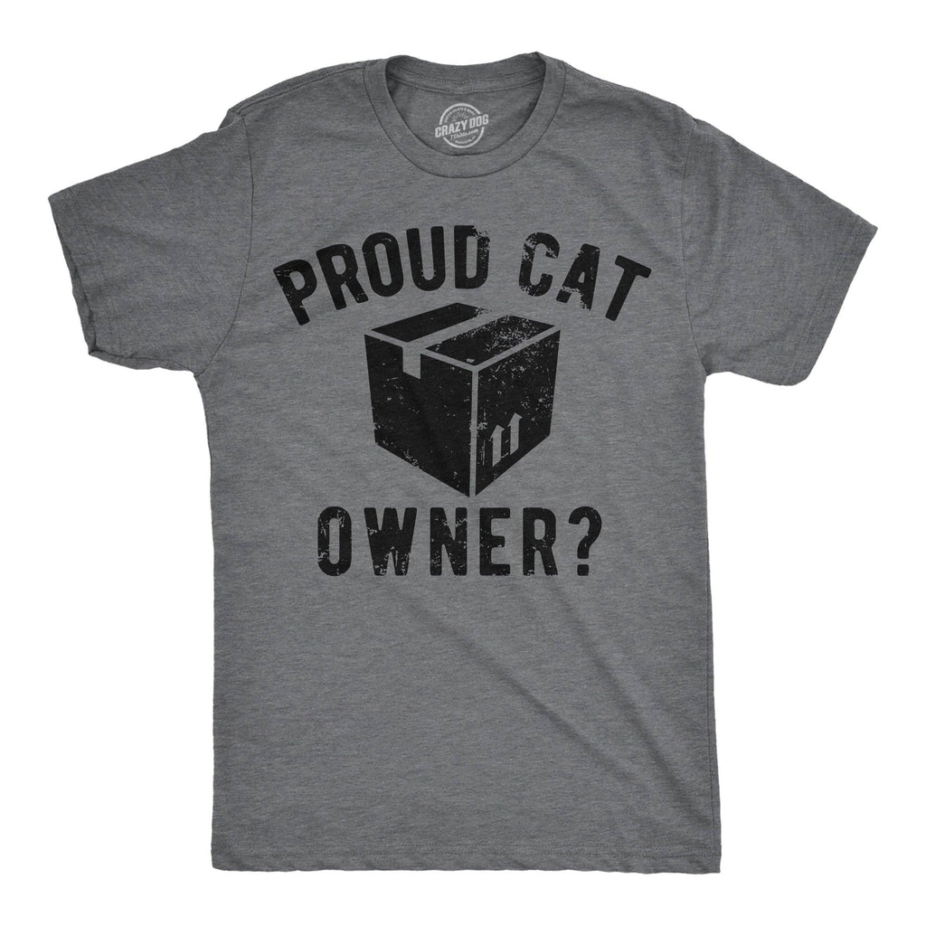 Proud Cat Owner Men's - Adult & Kids T-Shirts, Sweatshirts & Hoodies apparel design preview 1