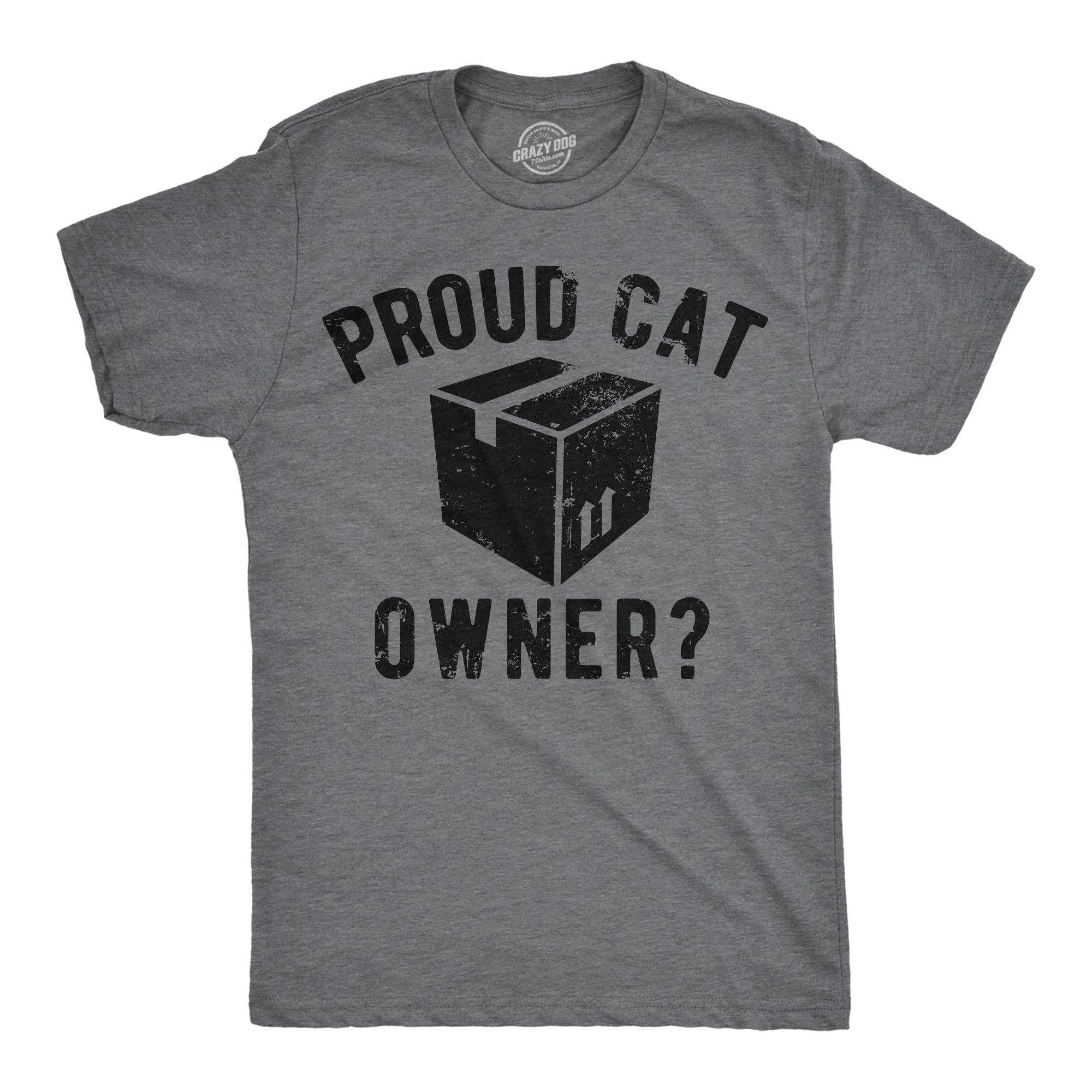 Proud Cat Owner Men's - Adult & Kids T-Shirts, Sweatshirts & Hoodies apparel design preview 1
