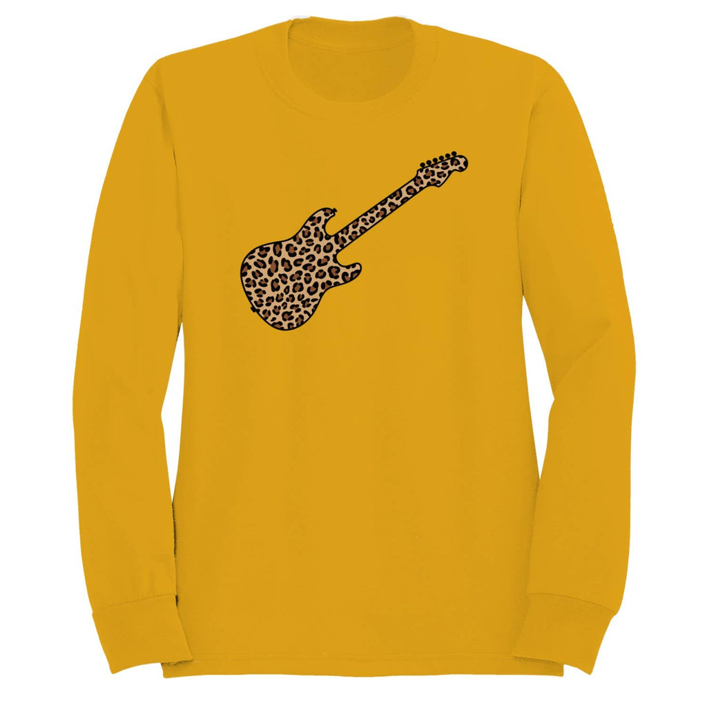 Leopard Print Guitar Women's - Adult & Kids T-Shirts, Sweatshirts & Hoodies apparel design preview 1