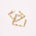 14K Gold-Dipped Square Hoop Earring - Adult & Kids T-Shirts, Sweatshirts & Hoodies apparel design preview 1
