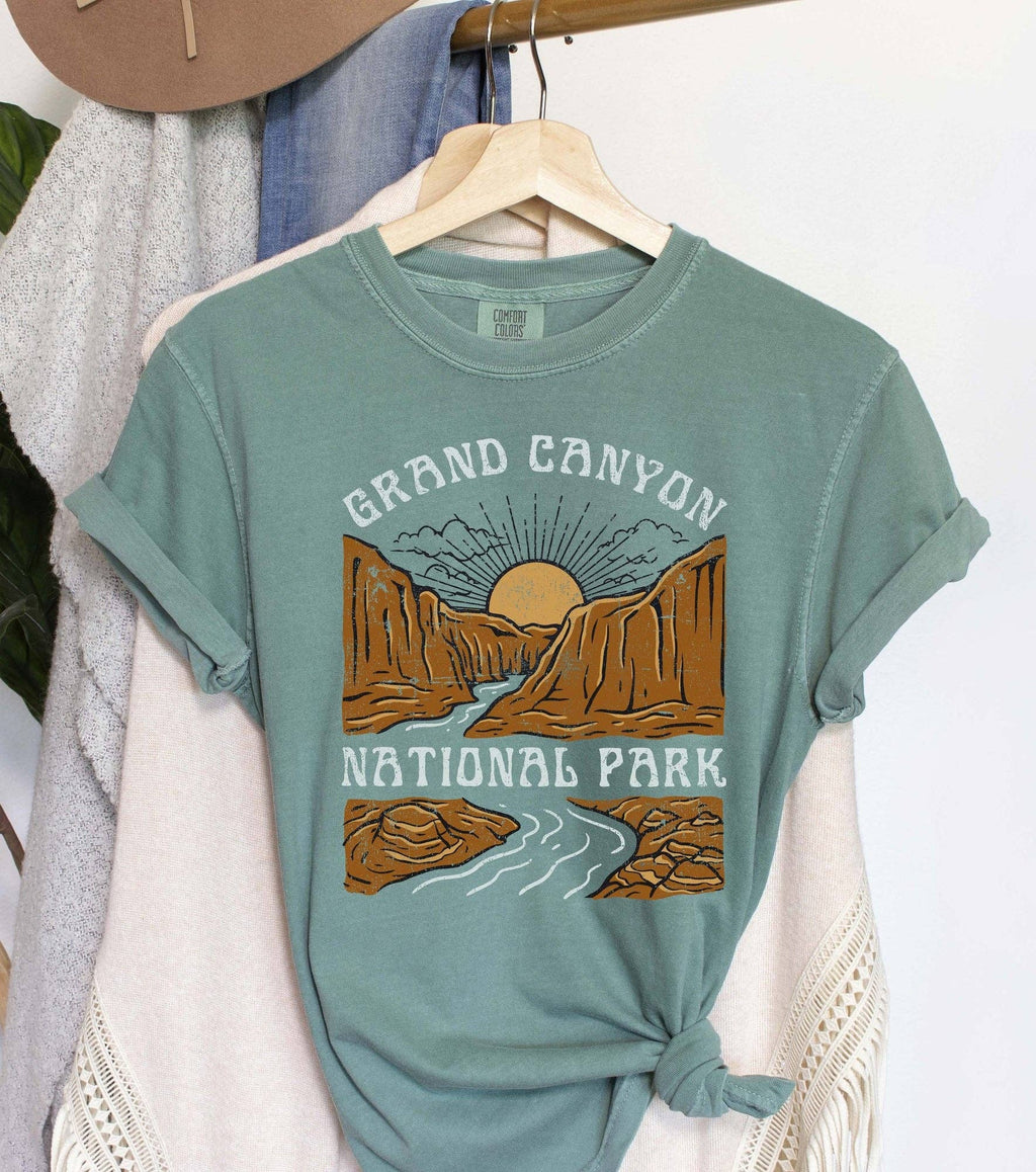 Grand Canyon National Park Retro - Adult & Kids T-Shirts, Sweatshirts & Hoodies apparel design preview 1