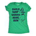 Girls Just Wanna Have Sun Women's - Adult & Kids T-Shirts, Sweatshirts & Hoodies apparel design preview 1