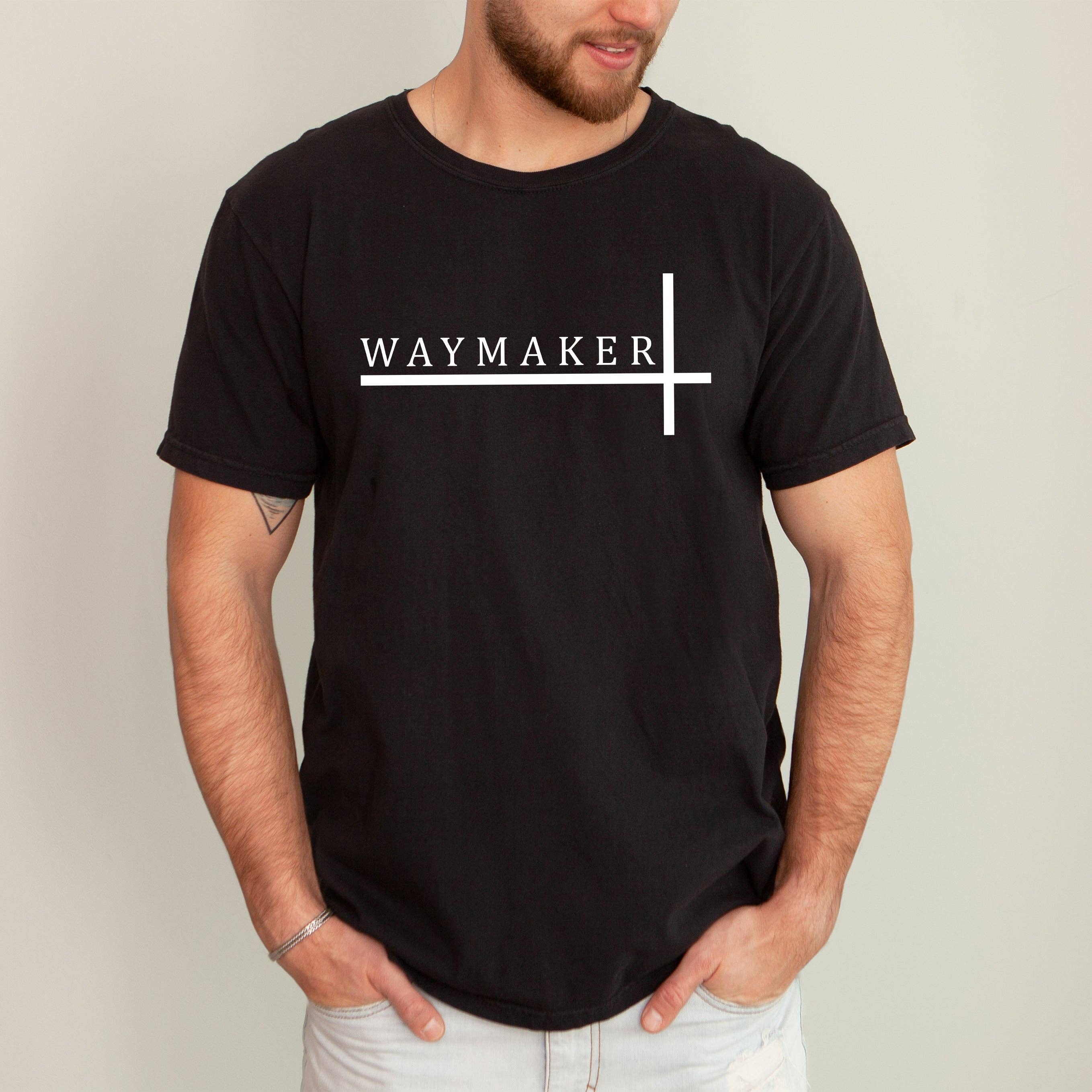 Way Maker, Faith, Christian, Jesus, Gospel, Religious - Adult & Kids T-Shirts, Sweatshirts & Hoodies apparel design preview 1