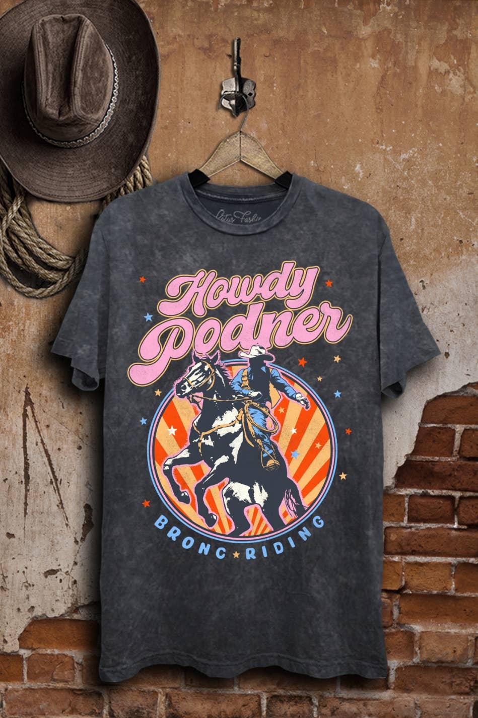 Howdy Podner Graphic Top - Adult & Kids T-Shirts, Sweatshirts & Hoodies apparel design preview 1