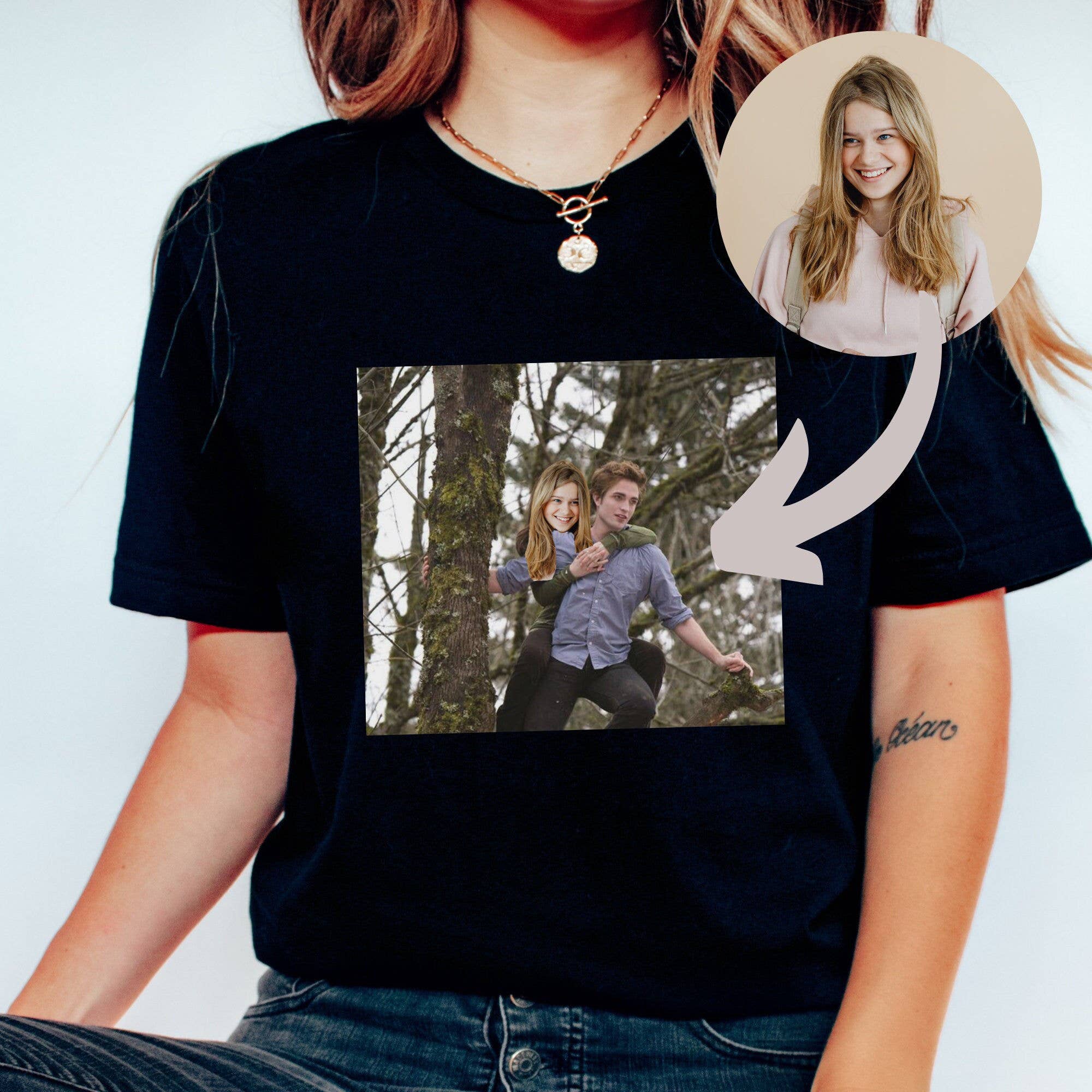 Funny Twilight Vampire Wolf Romance Graphic - Adult & Kids T-Shirts, Sweatshirts & Hoodies apparel design preview 1