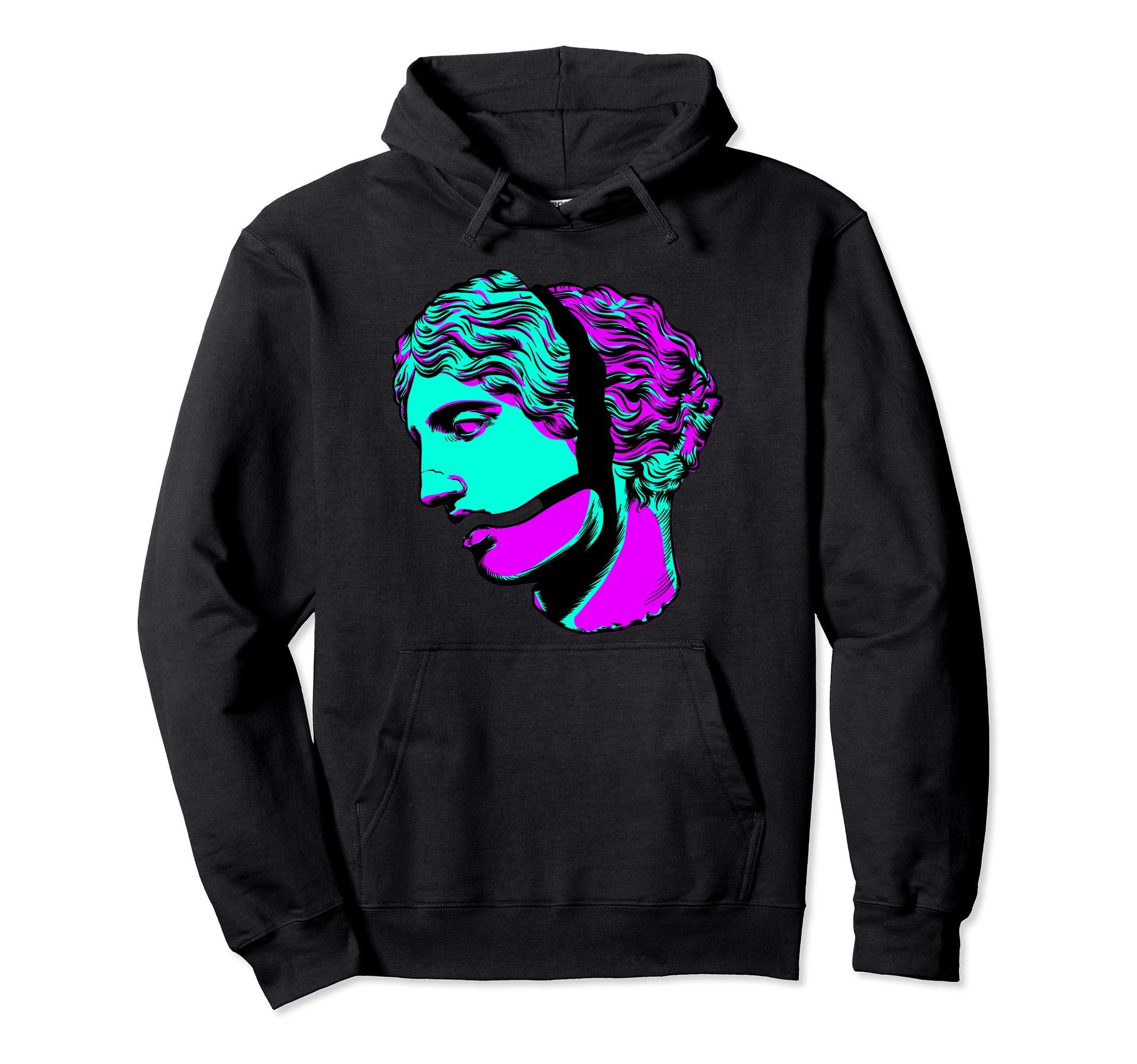 Vaporwave Aesthetic Glitch Sadboi Hoodie - Streetwear Style Men Women - T-Shirt, Sweatshirt, Hoodie