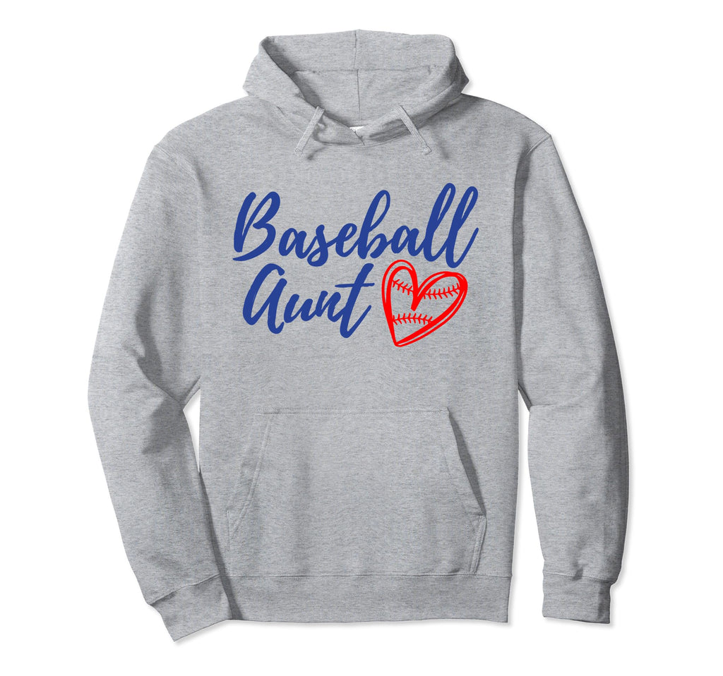 Baseball Aunt Heart Matching Family Hoodie - Minimalist Print Men Women - T-Shirt, Sweatshirt, Hoodie