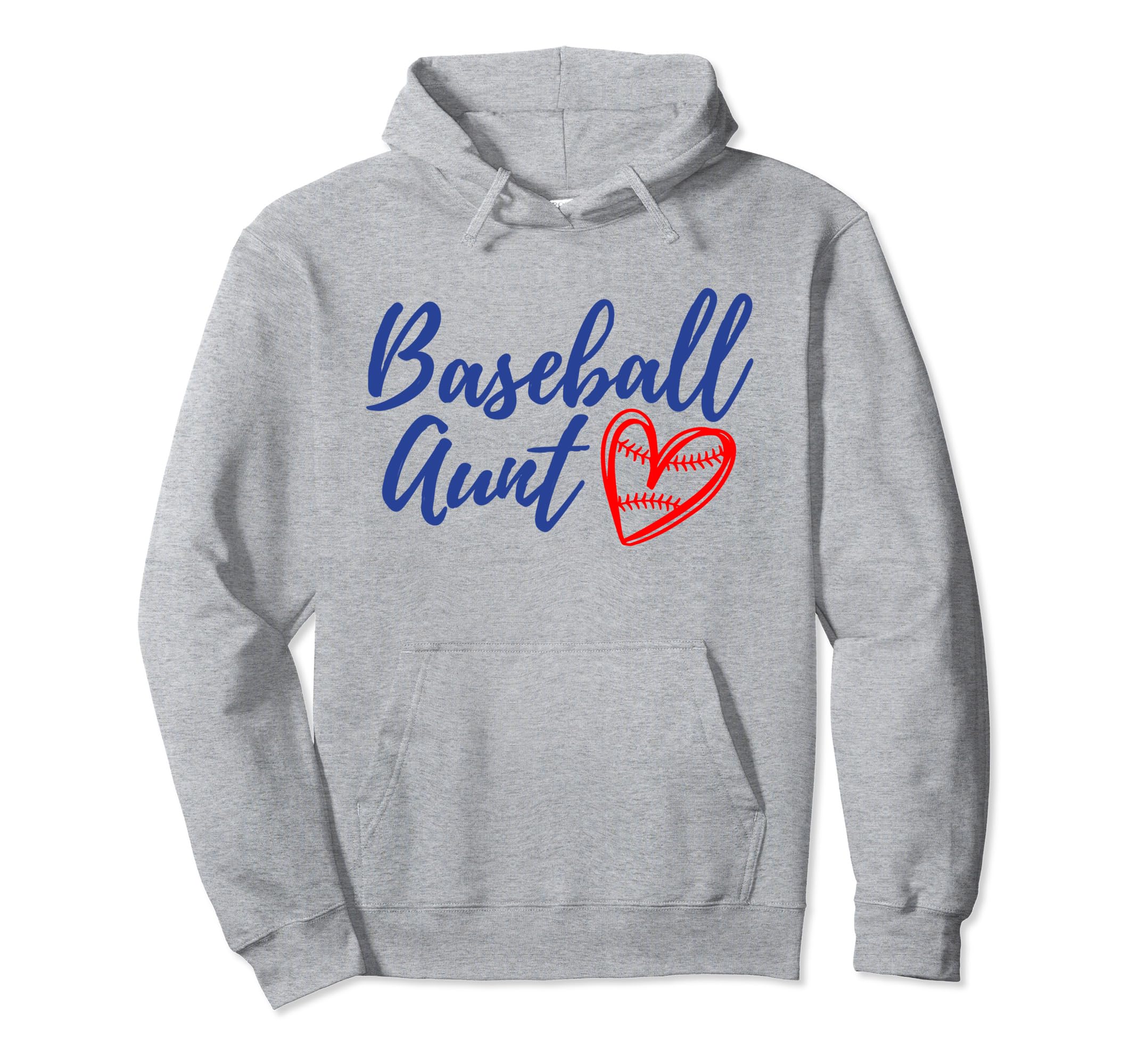Baseball Aunt Heart Matching Family Hoodie - Minimalist Print Men Women - T-Shirt, Sweatshirt, Hoodie