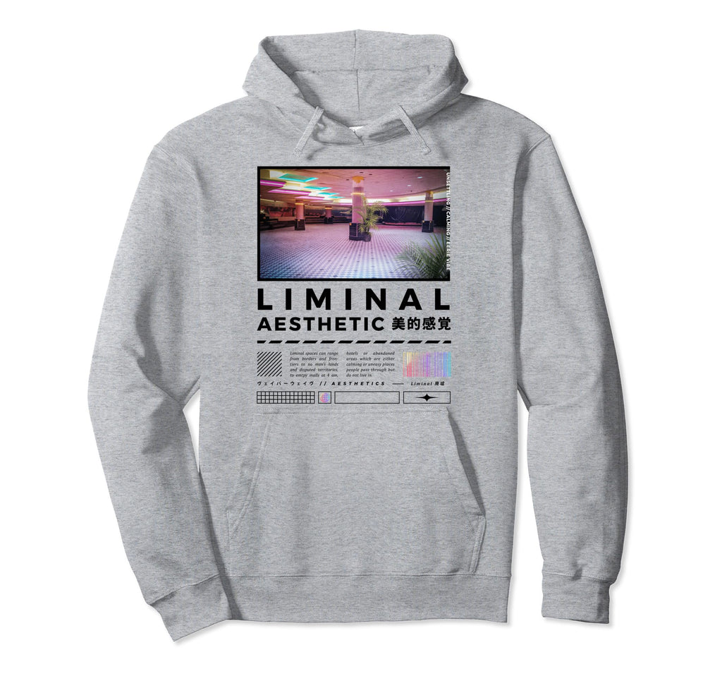 Liminal Spaces Internet 80S 90S Hoodie - Fun Novelty Design for Adults - T-Shirt, Sweatshirt, Hoodie