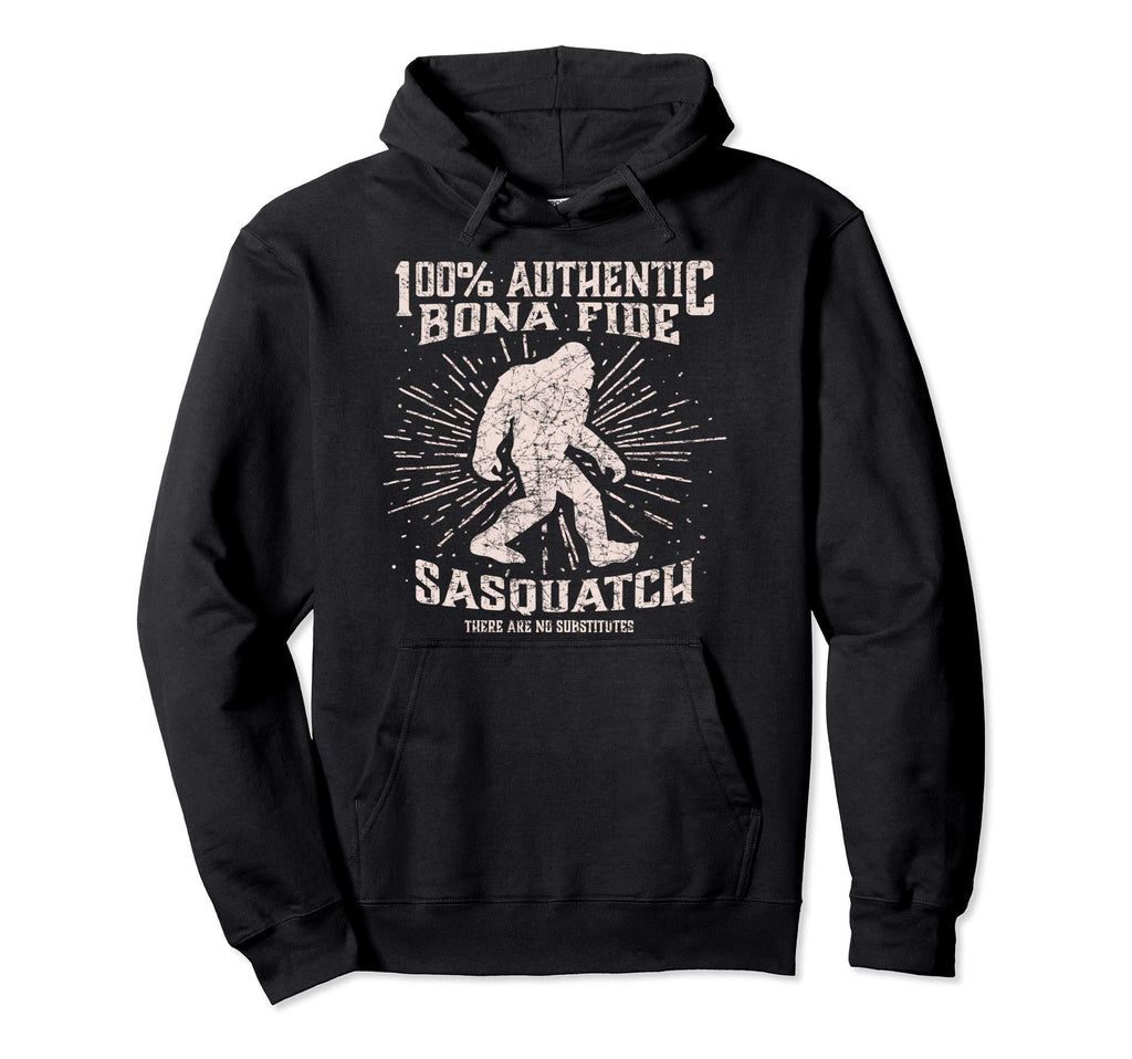 Sasquatch 100 Authentic Distressed Hoodie - Minimalist Print for Adults - T-Shirt, Sweatshirt, Hoodie