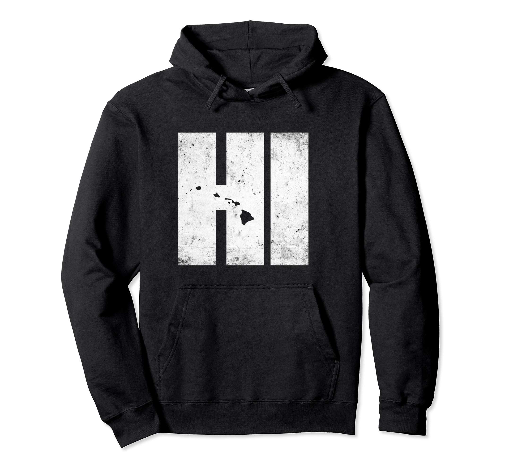Hi Hawaii Hawaiian Islands Friendly Hoodie - Aesthetic Graphic Unisex - T-Shirt, Sweatshirt, Hoodie