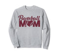 Baseball Mom Funny Heart Present Sweatshirt - Custom Art Print for Adults - T-Shirt, Sweatshirt, Hoodie