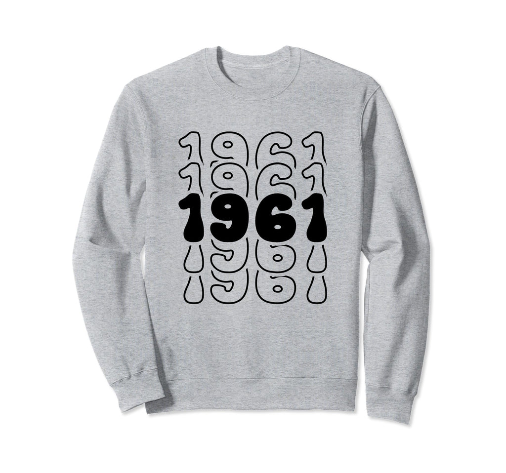 63 Year Old Groovy 63Rd Birthday Sweatshirt - Aesthetic Graphic Men Women - T-Shirt, Sweatshirt, Hoodie