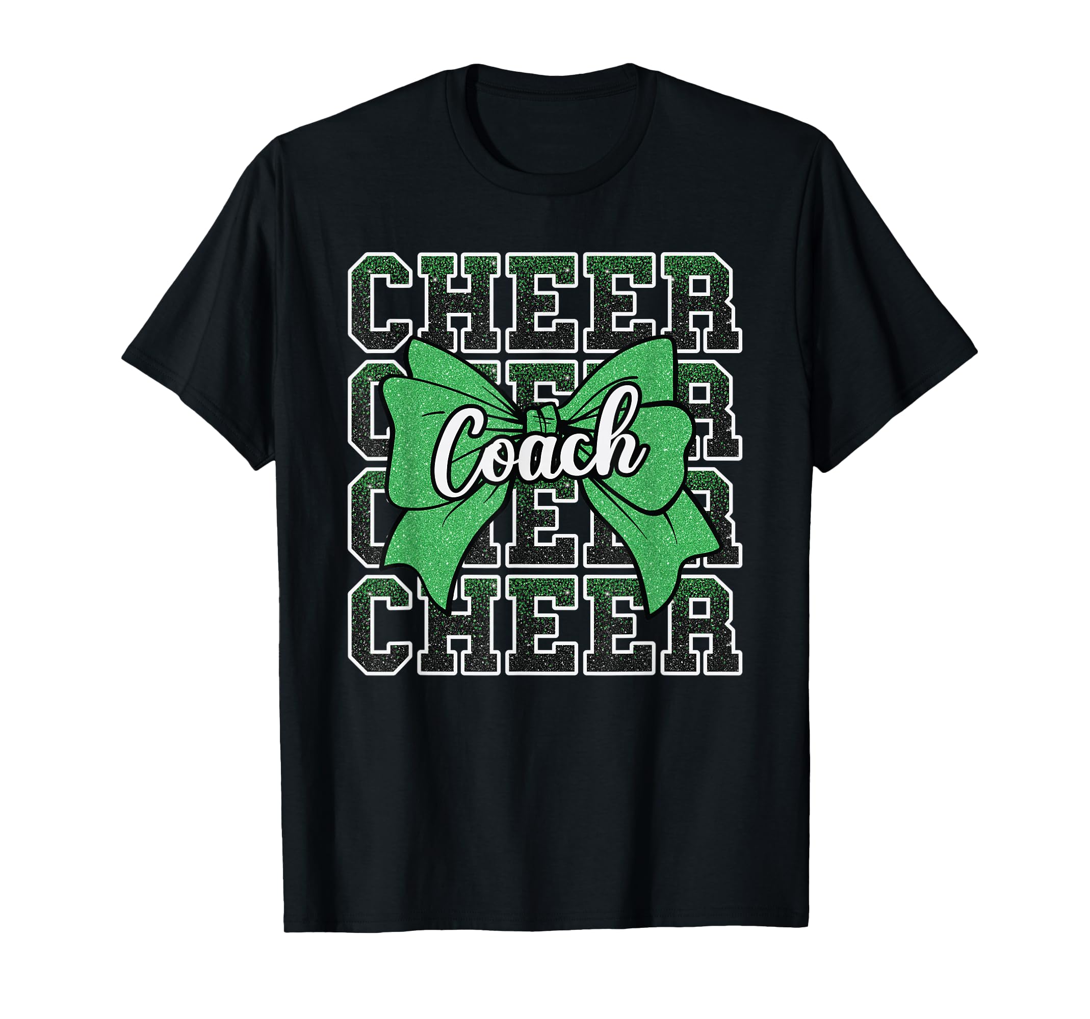 Green Funny Sport Loud Proud Cheer Coach T-Shirt - Custom Art Print Unisex - T-Shirt, Sweatshirt, Hoodie