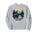 Mountainous Hiking Photographer Sweatshirt - Minimalist Print for Adults - T-Shirt, Sweatshirt, Hoodie