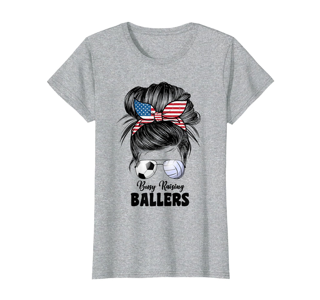 Busy Raising Ballers Volleyball And T-Shirt - Aesthetic Graphic Unisex - T-Shirt, Sweatshirt, Hoodie