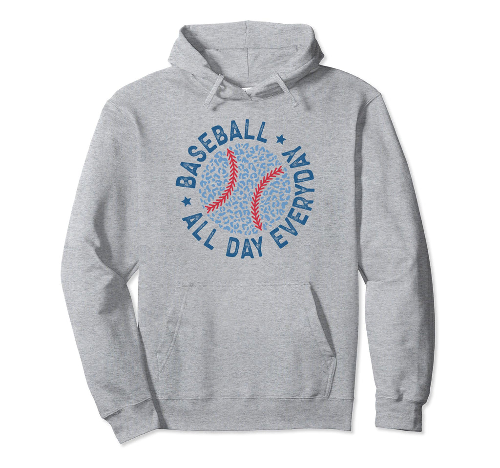 Spring 2024 Season Baseball Mom All Hoodie - Minimalist Print for Adults - T-Shirt, Sweatshirt, Hoodie