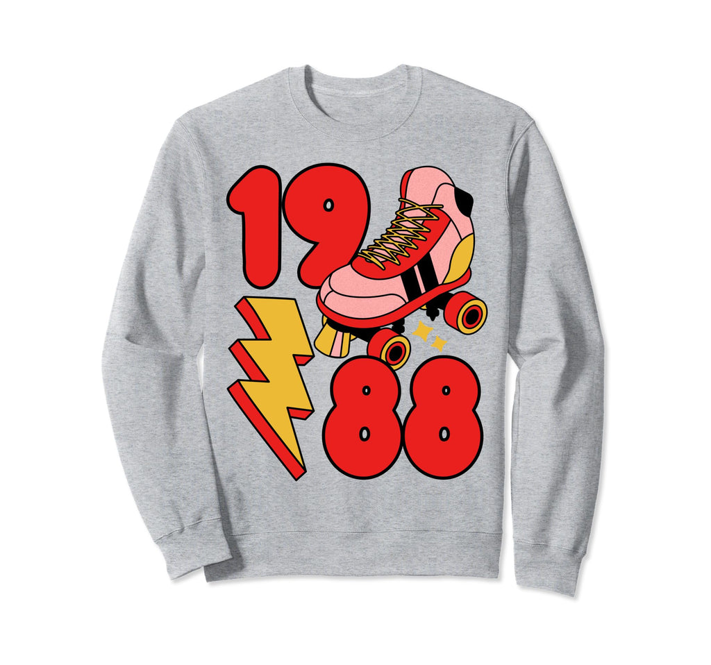 1988 Roller Skate 80S Nostalgia Sweatshirt - Aesthetic Graphic for Adults - T-Shirt, Sweatshirt, Hoodie