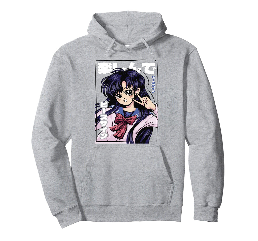 Anime Kawaii Aesthetic Manga 90S Hoodie - Novelty Apparel for Adults - T-Shirt, Sweatshirt, Hoodie
