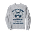 Blue Ridge Mountains Guitars Distressed Sweatshirt - Unique Graphic Unisex - T-Shirt, Sweatshirt, Hoodie