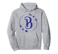 Initial B Monogram Boho Name Letter B Hoodie - Graphic Print Men Women - T-Shirt, Sweatshirt, Hoodie
