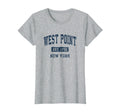 West Point New York Ny Athletic Sports T-Shirt - Custom Art Print Unisex - T-Shirt, Sweatshirt, Hoodie