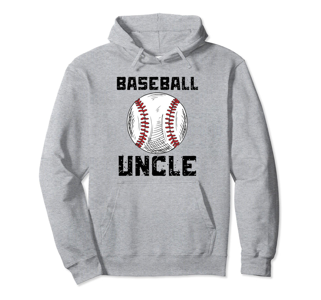 Baseball Uncle Family Matching Funny Hoodie - Custom Art Print Unisex - T-Shirt, Sweatshirt, Hoodie