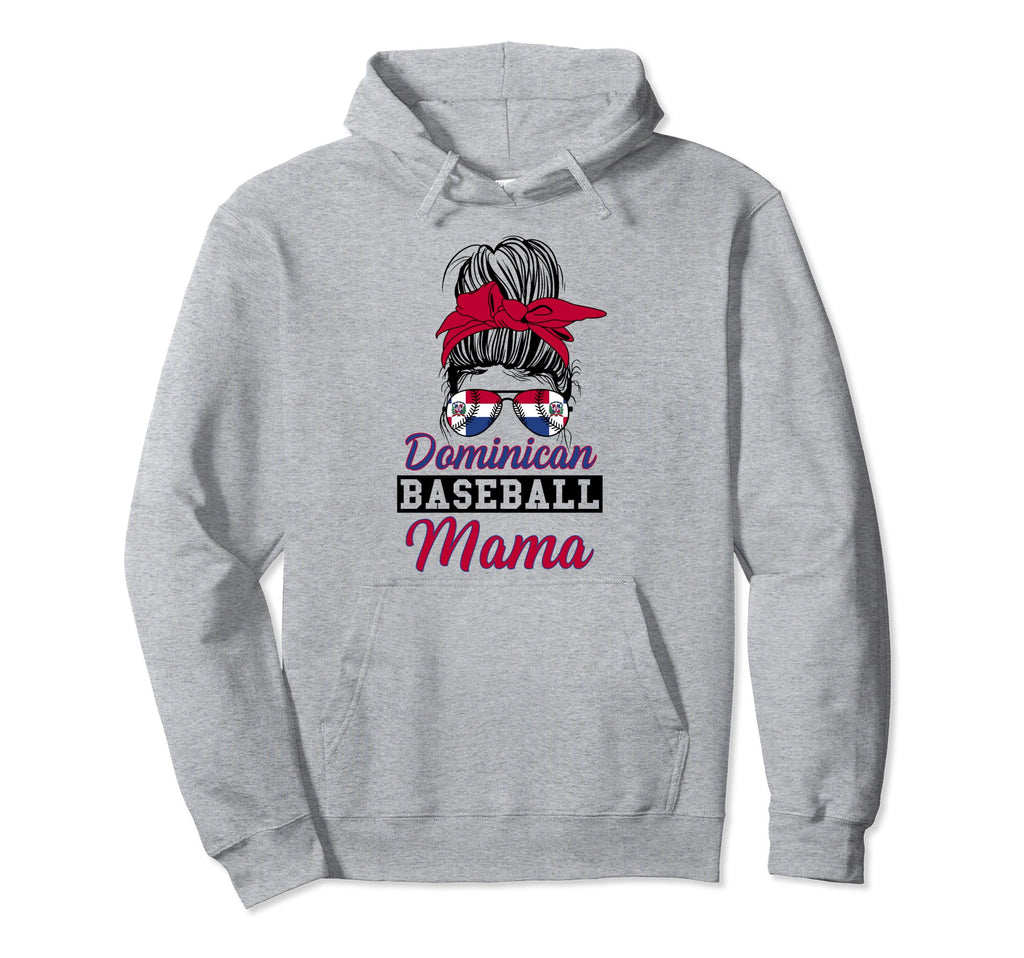 Dominican Baseball Mama Dominican Hoodie - Minimalist Print Unisex - T-Shirt, Sweatshirt, Hoodie