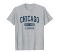 Chicago Illinois Il Athletic Sports T-Shirt - Aesthetic Graphic for Adults - T-Shirt, Sweatshirt, Hoodie