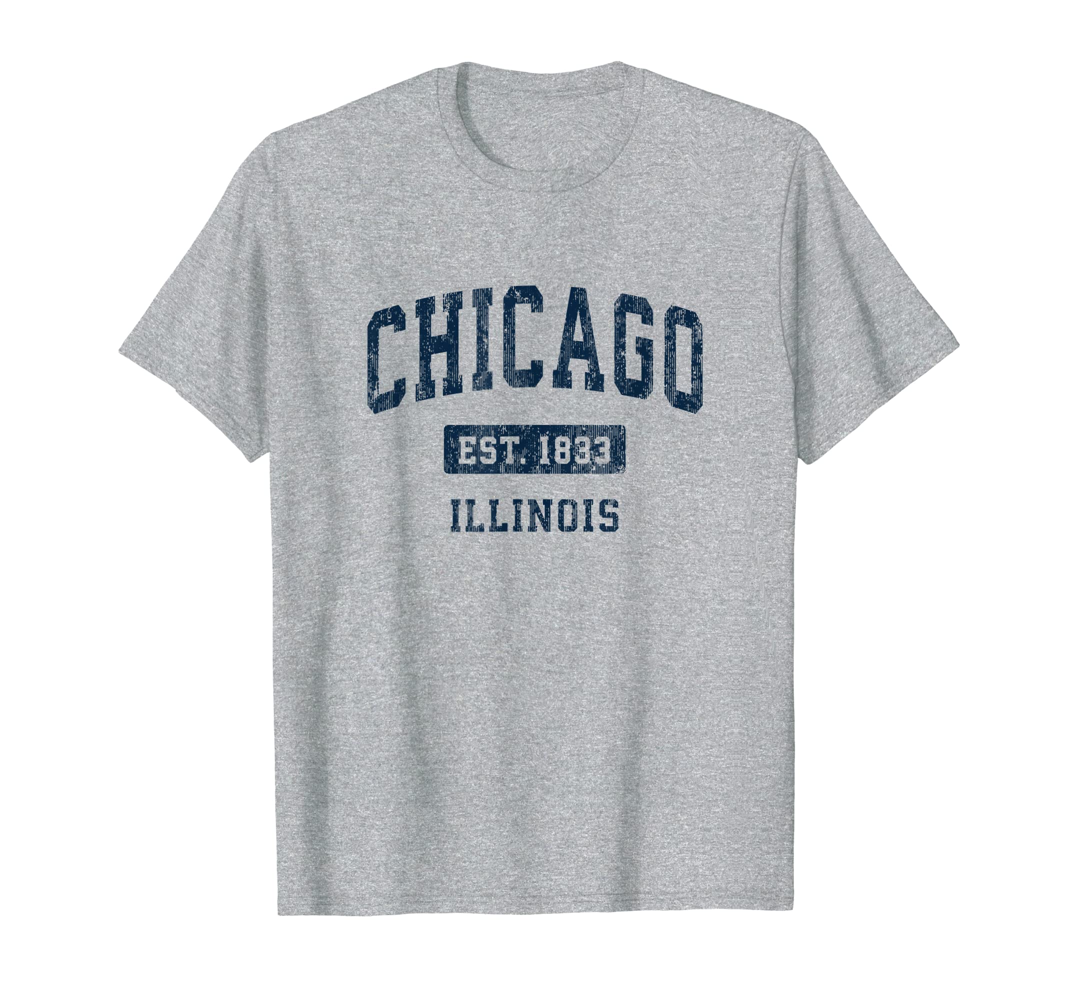 Chicago Illinois Il Athletic Sports T-Shirt - Aesthetic Graphic for Adults - T-Shirt, Sweatshirt, Hoodie