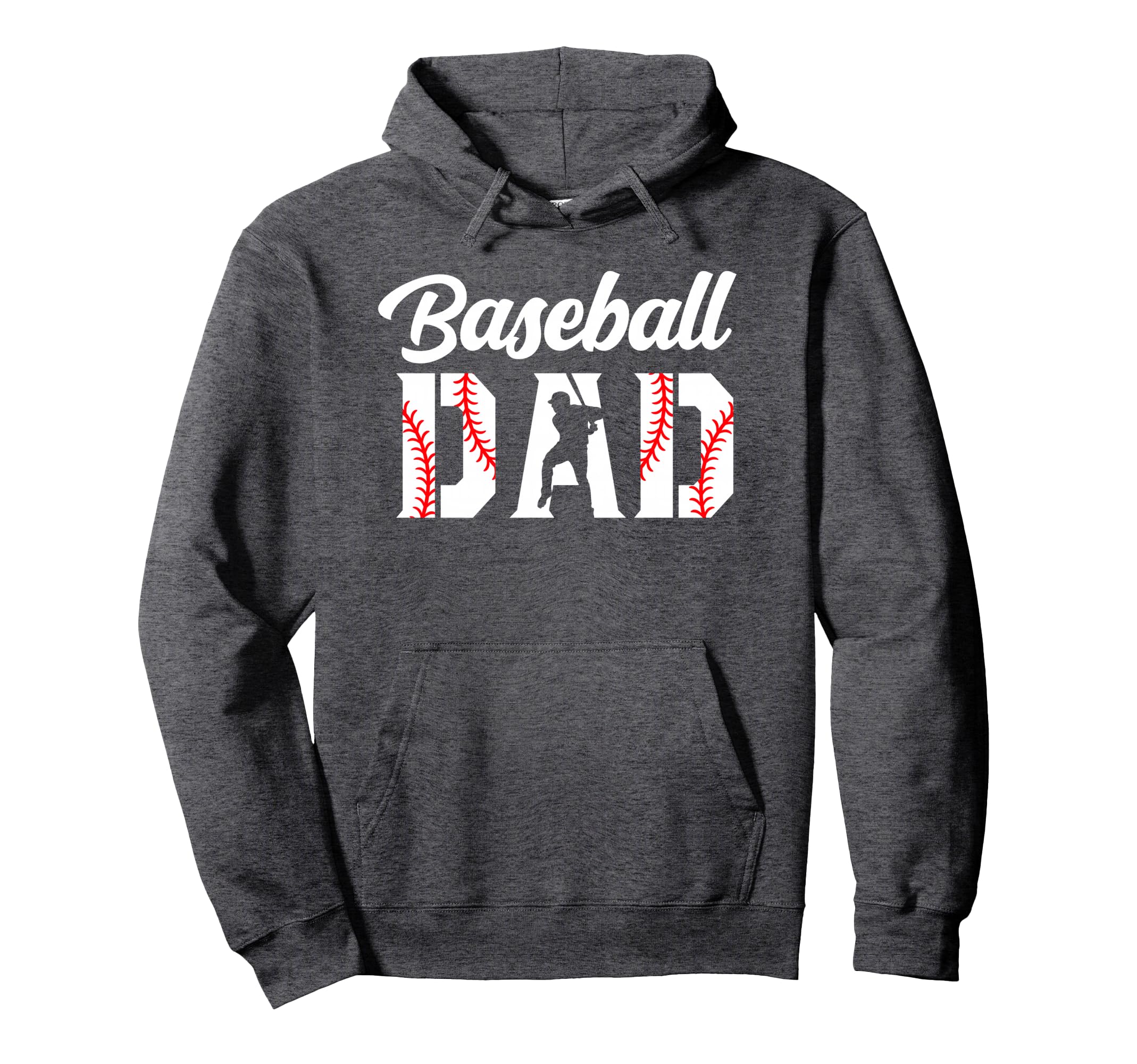 Baseball Dad Dad Baseball Hoodie - Novelty Apparel for Adults - T-Shirt, Sweatshirt, Hoodie
