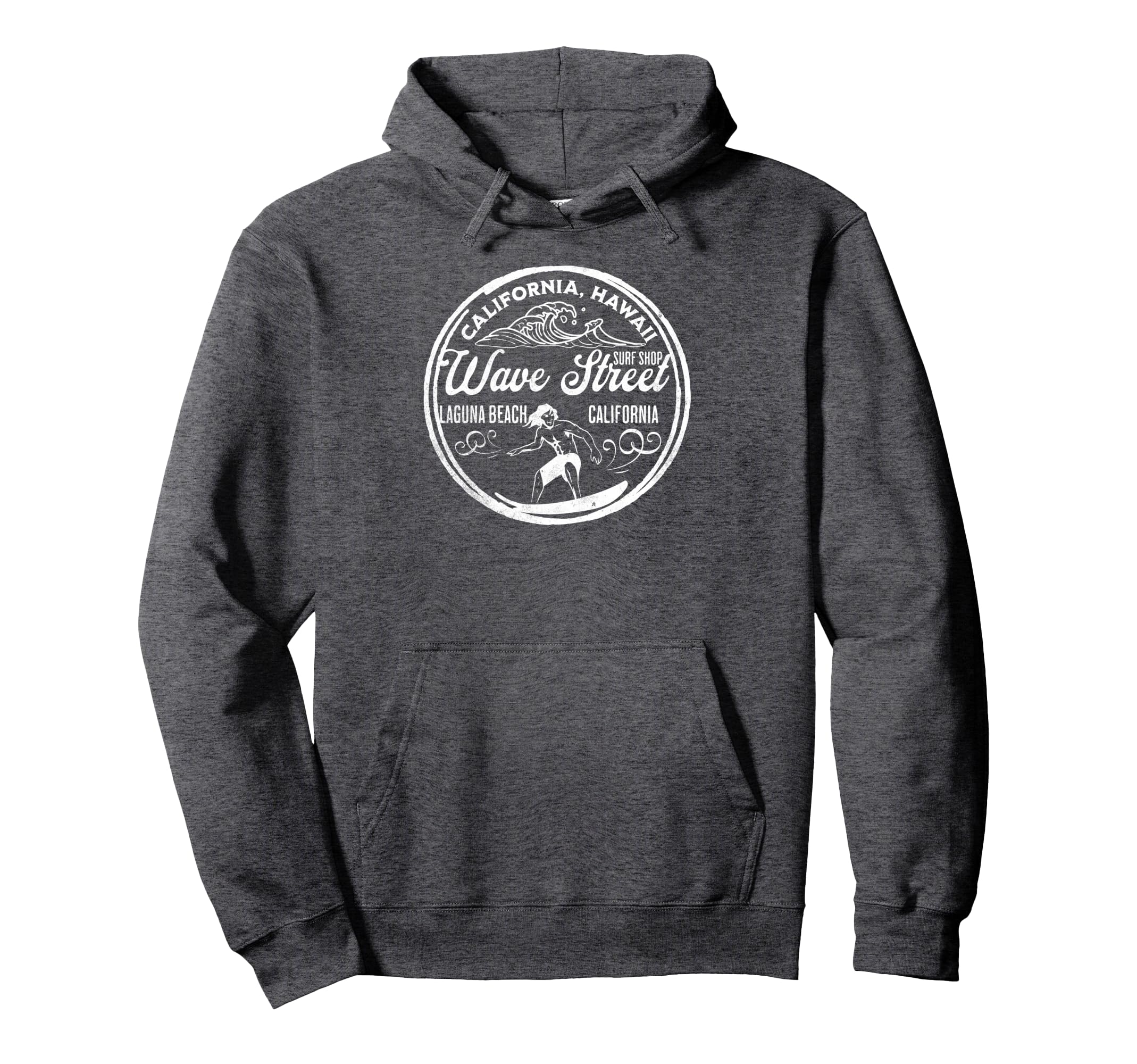 Wave Street Surf Shop Hoodie - Custom Art Print Unisex - T-Shirt, Sweatshirt, Hoodie