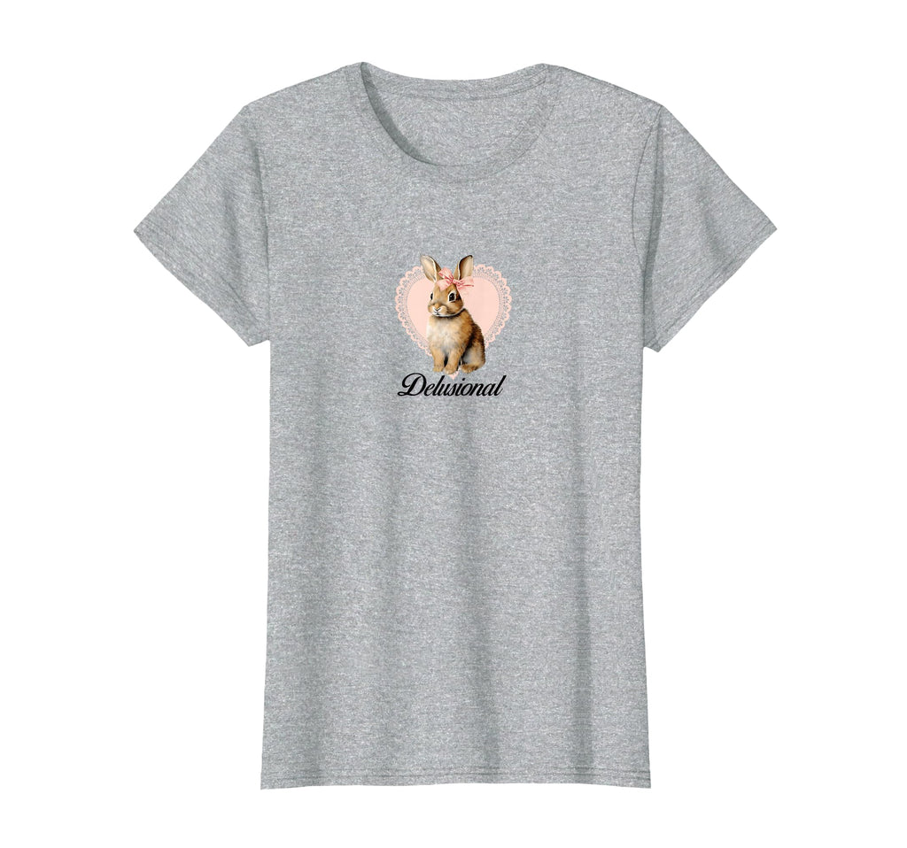 Delusional Coquette Rabbit Bunny Y2K T-Shirt - Fun Novelty Design Unisex - T-Shirt, Sweatshirt, Hoodie