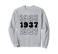 87 Year Old Groovy 87Th Birthday Sweatshirt - Trendy Graphic for Adults - T-Shirt, Sweatshirt, Hoodie