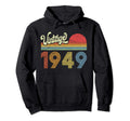 1949 Birthday Gift Born Made 1949 Hoodie - Minimalist Print Men Women - T-Shirt, Sweatshirt, Hoodie