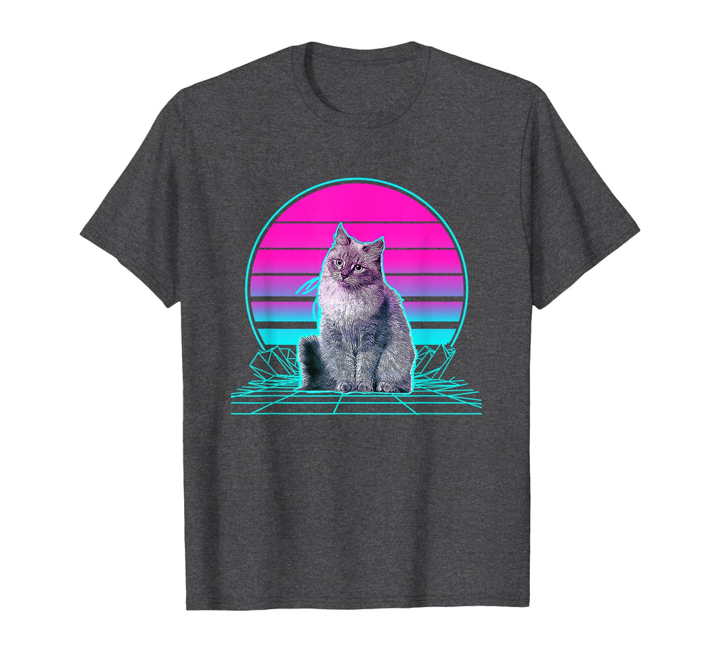 Sunset Siberian Cat T-Shirt - Casual Everyday Wear Unisex - T-Shirt, Sweatshirt, Hoodie