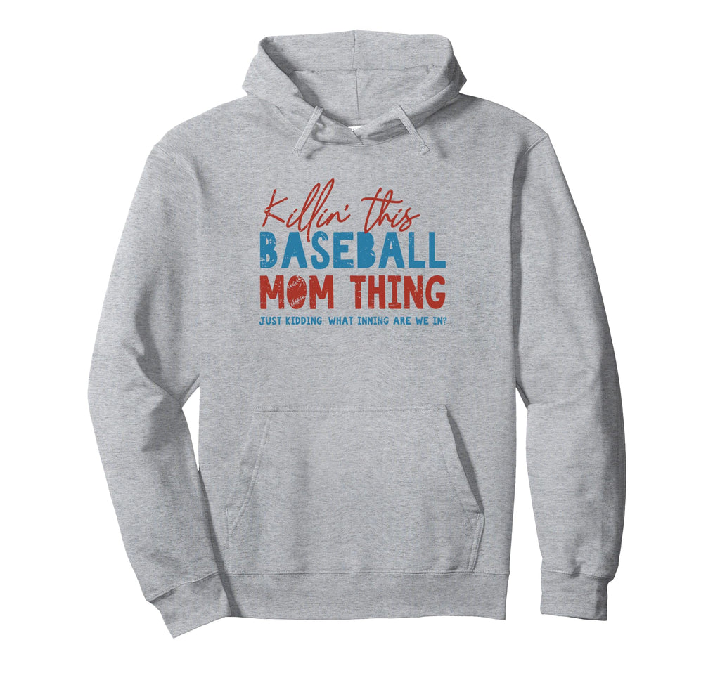 Trendy American Baseball Mom Hoodie - Aesthetic Graphic Unisex - T-Shirt, Sweatshirt, Hoodie