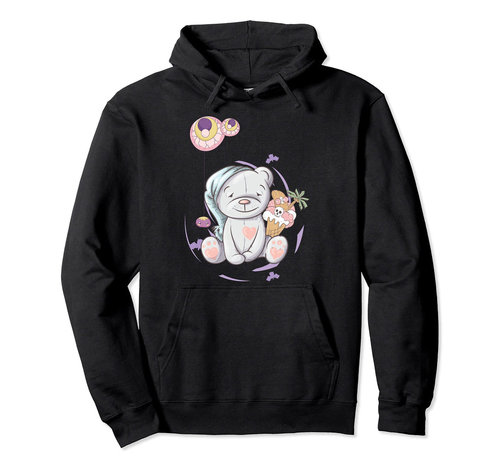 Alt Aesthetic Pastel Goth Sleepy Bear Hoodie - Custom Art Print Men Women - T-Shirt, Sweatshirt, Hoodie