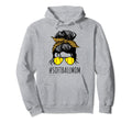 Mom Life Mothers Day Softball Mom Leopard Hoodie - Minimalist Print Unisex - T-Shirt, Sweatshirt, Hoodie