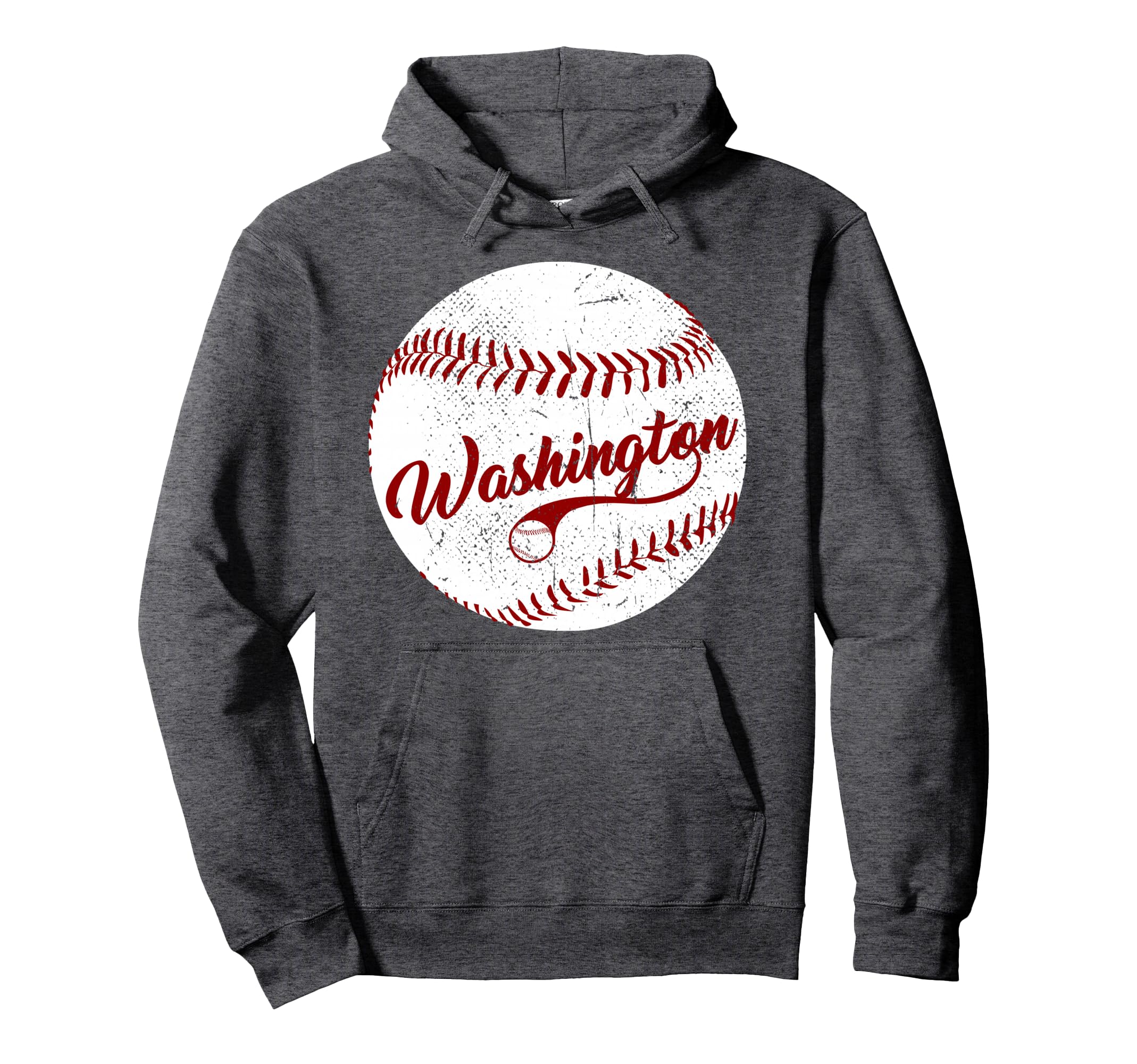 Baseball Washington Dc Team Love Hoodie - Minimalist Print for Adults - T-Shirt, Sweatshirt, Hoodie