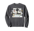 Focus Good Camera Wildflowers Sweatshirt - Aesthetic Graphic for Adults - T-Shirt, Sweatshirt, Hoodie
