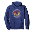 Door County Wisconsin Sailboat 70S Hoodie - Fun Novelty Design Unisex - T-Shirt, Sweatshirt, Hoodie