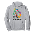 Just Who Loves Horses Distressed Art Hoodie - Fun Novelty Design Men Women - T-Shirt, Sweatshirt, Hoodie