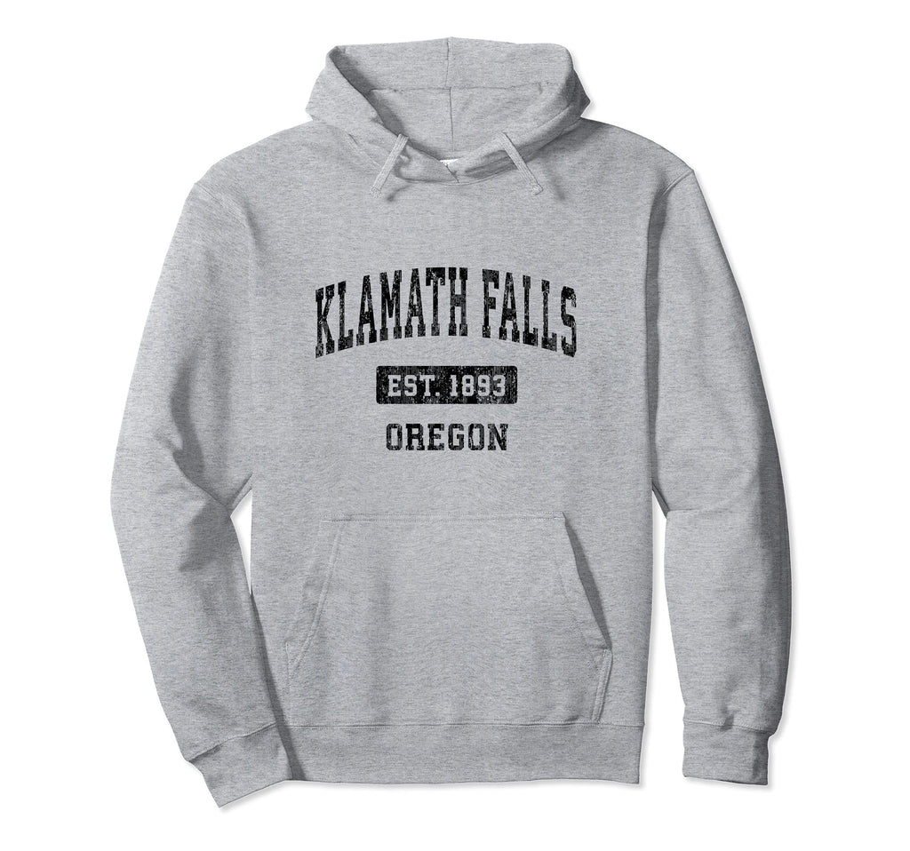 Klamath Falls Oregon Or Sports Black Hoodie - Novelty Apparel Men Women - T-Shirt, Sweatshirt, Hoodie