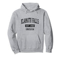 Klamath Falls Oregon Or Sports Black Hoodie - Novelty Apparel Men Women - T-Shirt, Sweatshirt, Hoodie